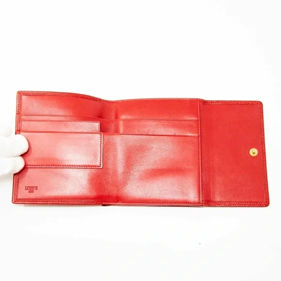 Loewe Red Compact Wallet - Picture 8 of 11